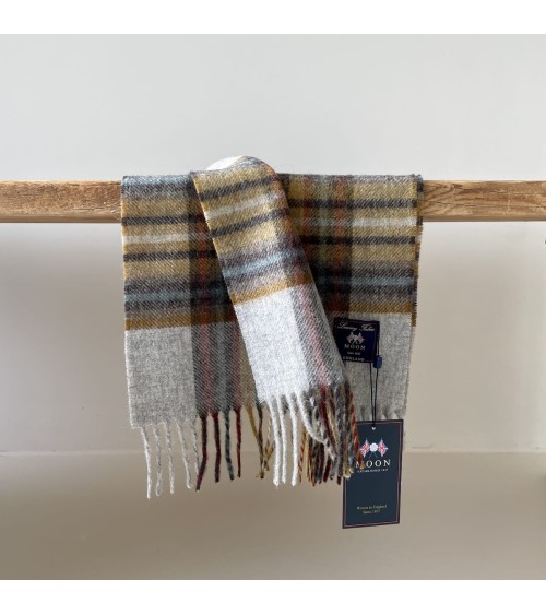 OTLEY Grigio - Sciarpa di lana merinos Bronte by Moon sciarpa inglese per donna da uomo per donna sciarpe di lana eleganti