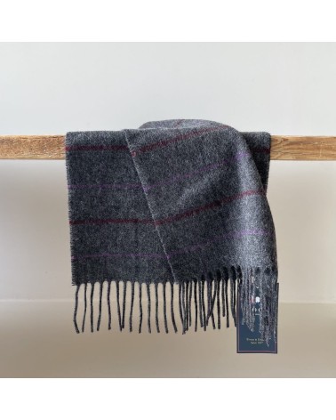 WINDOWPANE Charcoal - Schal aus Wolle & Kaschmir Bronte by Moon schals kaufen damen winter herrenschals winterschals männerschal