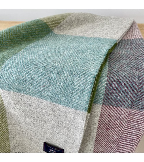HARLAND Heather - Decke, Wolldecke aus reiner Schurwolle Bronte by Moon Schafwolldecke warme Woll Decken Sofa wohndecke kaufen