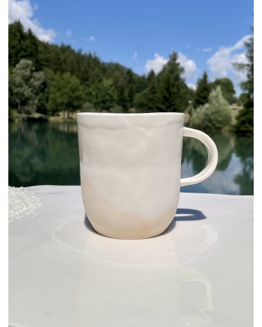 Tazza grande in porcellana - Vapor Rosa Maison Dejardin caffè espresso tazza particolari
