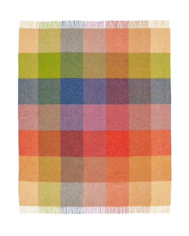 Plaid HARLAND Sunset - Couverture en laine Bronte by Moon un plaid cocooning couverture chaude douce plaide lit