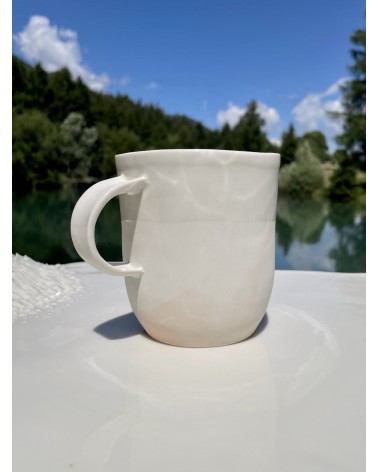 Tazza grande in porcellana - Vapor Rosa Maison Dejardin caffè espresso tazza particolari