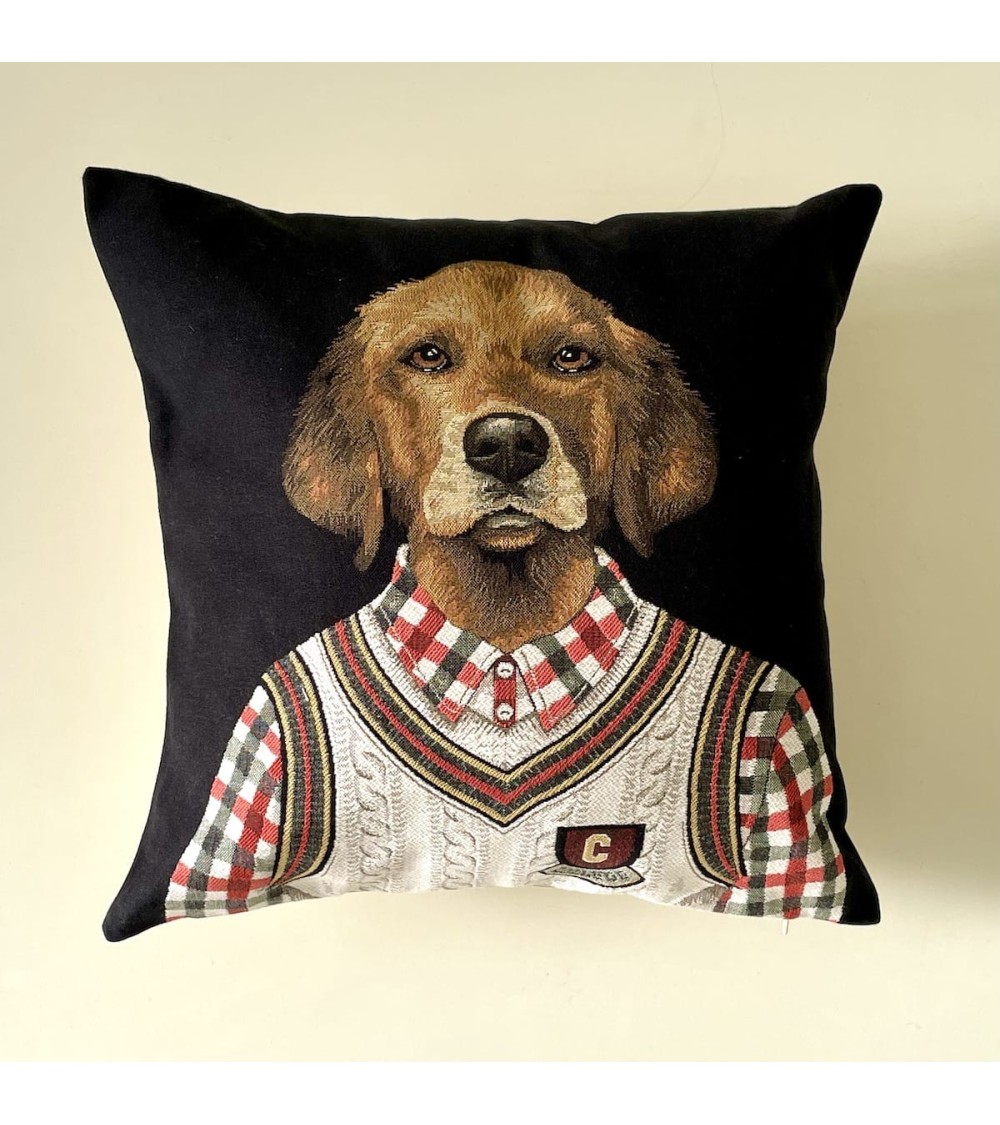 Golden Retriever, Stile Preppy - Copricuscini divano Yapatkwa cuscini decorativi per divano deco di lusso originale