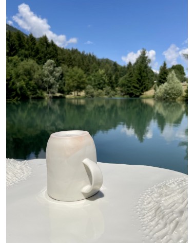 Tazza grande in porcellana - Vapor Rosa Maison Dejardin caffè espresso tazza particolari