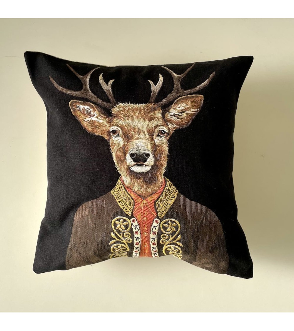 Biche - Tenue traditionnelle Tyrolienne - Housse de coussin Yapatkwa coussins décoratifs pour canapé salon deco original suisse