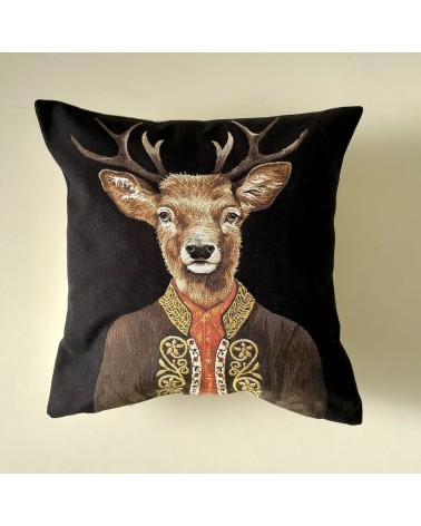 Biche - Tenue traditionnelle Tyrolienne - Housse de coussin Yapatkwa coussins décoratifs pour canapé salon deco original suisse