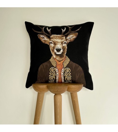 Biche - Tenue traditionnelle Tyrolienne - Housse de coussin Yapatkwa coussins décoratifs pour canapé salon deco original suisse