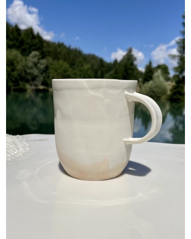 Tazza grande in porcellana - Vapor Rosa Maison Dejardin caffè espresso tazza particolari