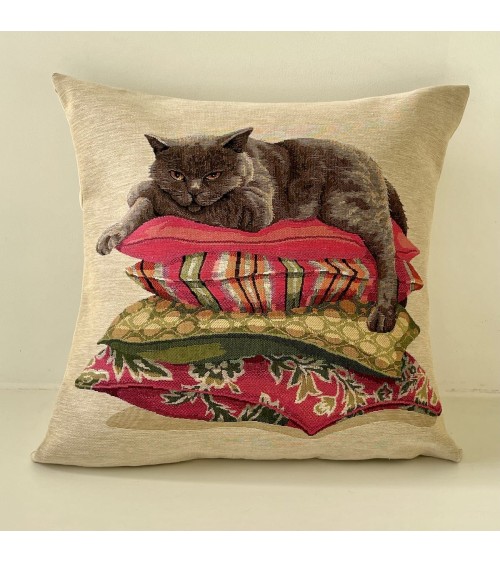 British shortair - Housse de coussin Yapatkwa coussins décoratifs pour canapé salon deco original suisse