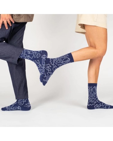 Socks - Hugal - Limited Edition Label Chaussette funny crazy cute cool best pop socks for women men