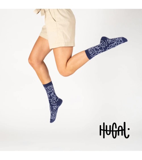 Chaussettes - Hugal - Edition Limitée Label Chaussette jolies chausset pour homme femme fantaisie drole originales