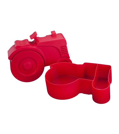 Boîte repas à compartiments - Tracteur - Rouge BLAFRE gourde sport metal d eau aluminium thé design