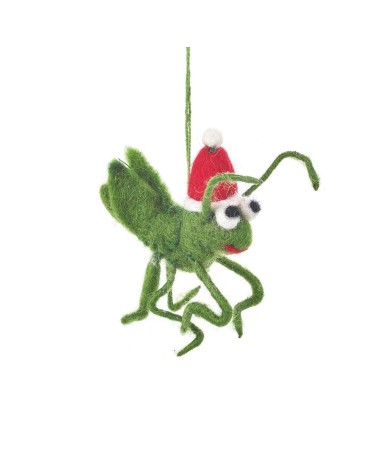 Grillo di Natale - Decorazione natale Felt so good Decorazioni natalizie eleganti particolari decoro natale decorazione alber...