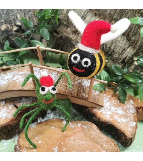 Grillo di Natale - Decorazione natale Felt so good Decorazioni natalizie eleganti particolari decoro natale decorazione alber...