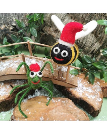 Grillo di Natale - Decorazione natale Felt so good Decorazioni natalizie eleganti particolari decoro natale decorazione alber...