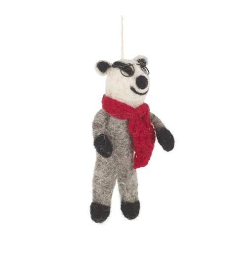 Blaireau - Décoration de Noël Felt so good decoration noel decor déco de noel 2024 maison fait main