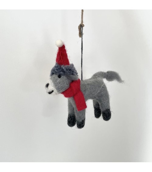 Christmas Donkey - Hanging Christmas Decor Felt so good Christmas decorations design switzerland original