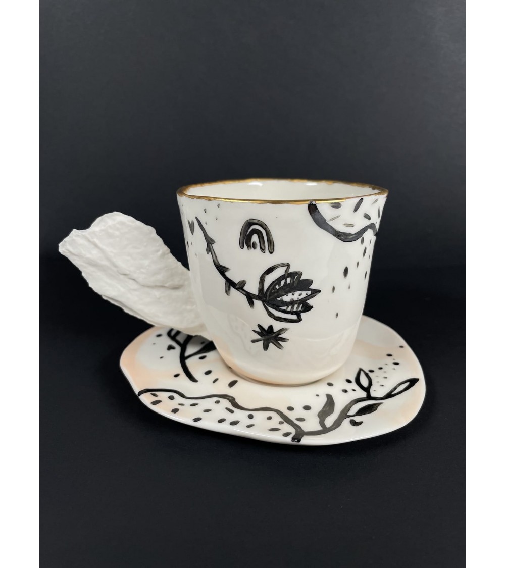 Porcelain Coffee cup - Pupa x Maison Dejardin Maison Dejardin coffee tea cup mug funny