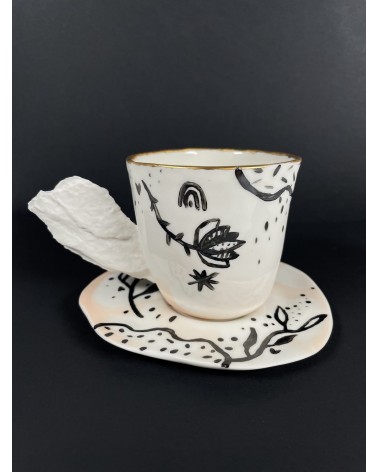 Tazza da caffè di porcellana - Pupa x Maison Dejardin Maison Dejardin caffè espresso tazza particolari