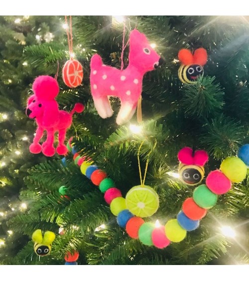 Perez the poodle - Christmas Tree Decoration Felt so good xmas decorations 2023