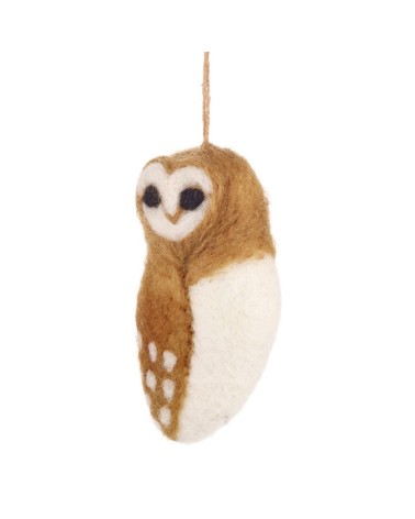 Il barbagianni Tyto - Decorazione natale Felt so good Decorazioni natalizie eleganti particolari decoro natale decorazione al...