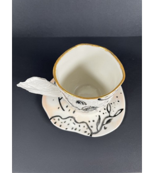 Tazza da caffè di porcellana - Pupa x Maison Dejardin Maison Dejardin caffè espresso tazza particolari