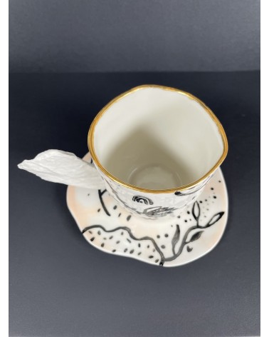 Porcelain Coffee cup - Pupa x Maison Dejardin Maison Dejardin coffee tea cup mug funny