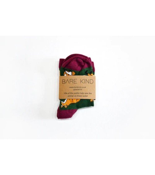 Sauvez les Renards - Chaussettes enfant en bambou Bare Kind jolies pour femme originales pour homme chausset rigolotes drole ...