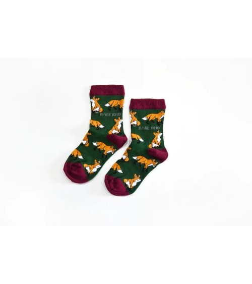 Save the Foxes - Children's Socks Bare Kind Socks design switzerland original