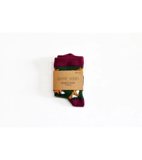 Save the Foxes - Bamboo Kids Socks Bare Kind funny crazy cute cool best pop socks for women men