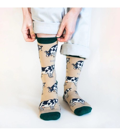 Salviamo le mucche - Calzini Bare Kind calze da uomo per donna divertenti simpatici particolari