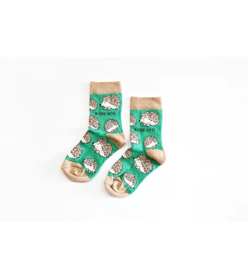 Save the Hedgehogs - Bamboo Kids Socks Bare Kind funny crazy cute cool best pop socks for women men