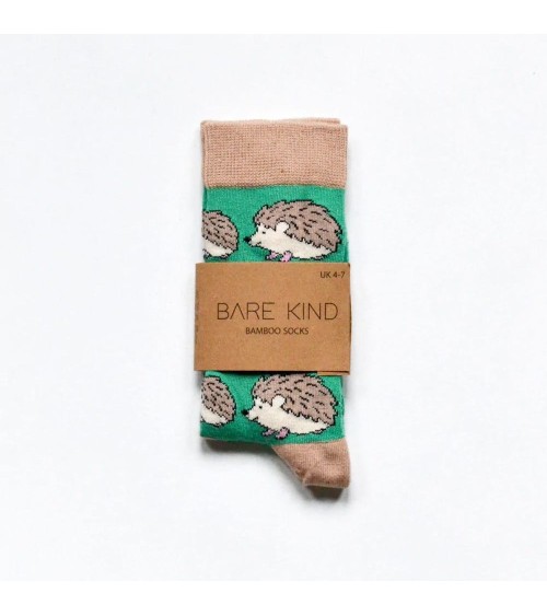 Sauvez les Hérissons - Chaussettes en bambou Bare Kind jolies pour femme originales pour homme chausset rigolotes drole Suisse