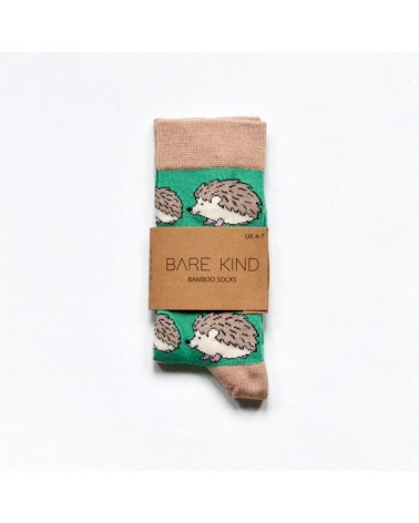 Sauvez les Hérissons - Chaussettes en bambou Bare Kind jolies pour femme originales pour homme chausset rigolotes drole Suisse