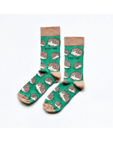 Save the Hedgehogs - Bamboo Socks Bare Kind funny crazy cute cool best pop socks for women men