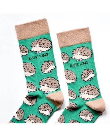 Save the Hedgehogs - Bamboo Socks Bare Kind funny crazy cute cool best pop socks for women men