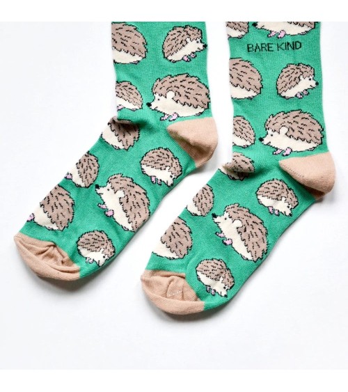 Save the Hedgehogs - Bamboo Socks Bare Kind funny crazy cute cool best pop socks for women men