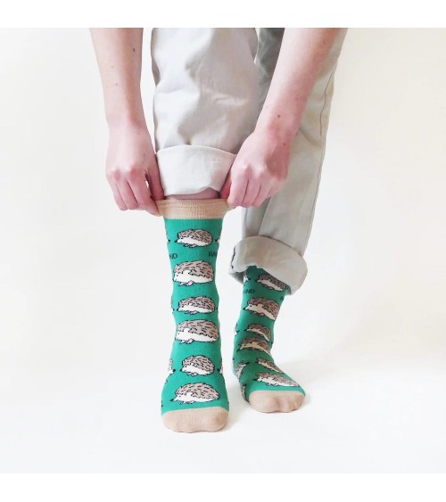 Rettet die Igel - Socken Bare Kind Socken design Schweiz Original