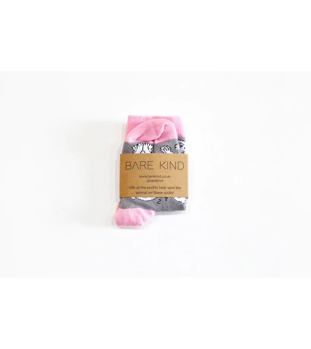 Save the Rabbits - Bamboo Kids Socks Bare Kind funny crazy cute cool best pop socks for women men