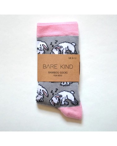 Rettet die Kaninchen - Bambus Kindersocken Bare Kind socke kuschelsocken für damen lustig herren farbige coole socken