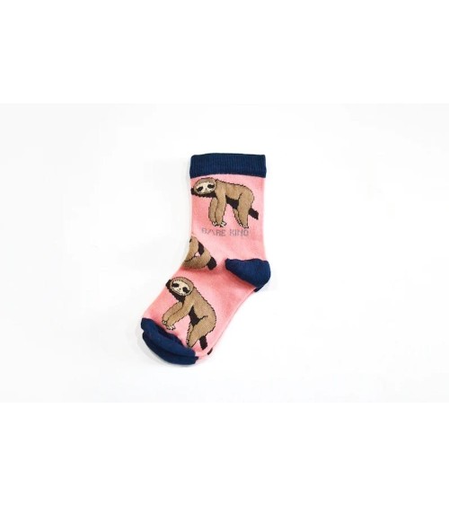 Sauvez les paresseux - Chaussettes enfant en bambou Bare Kind jolies pour femme originales pour homme chausset rigolotes drol...