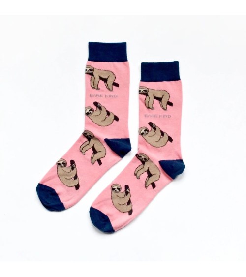 Save the Sloths - Bamboo Kids Socks Bare Kind funny crazy cute cool best pop socks for women men