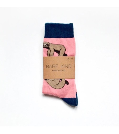 Sauvez les paresseux - Chaussettes en bambou Bare Kind jolies pour femme originales pour homme chausset rigolotes drole Suisse