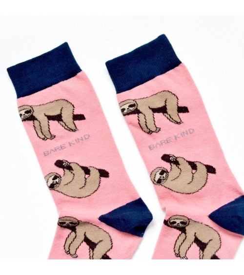 Sauvez les paresseux - Chaussettes en bambou Bare Kind jolies pour femme originales pour homme chausset rigolotes drole Suisse