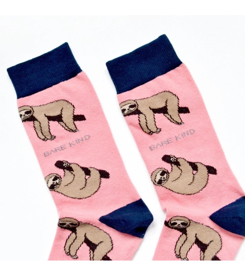Save the Sloths - Bamboo Socks Bare Kind funny crazy cute cool best pop socks for women men