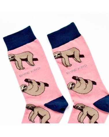 Sauvez les paresseux - Chaussettes en bambou Bare Kind jolies pour femme originales pour homme chausset rigolotes drole Suisse