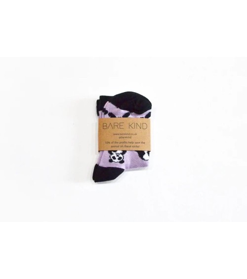 Sauvez les Pandas - Chaussettes enfant en bambou Bare Kind jolies pour femme originales pour homme chausset rigolotes drole S...