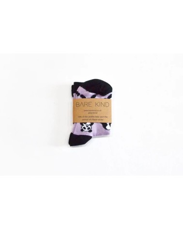 Sauvez les Pandas - Chaussettes enfant en bambou Bare Kind jolies pour femme originales pour homme chausset rigolotes drole S...