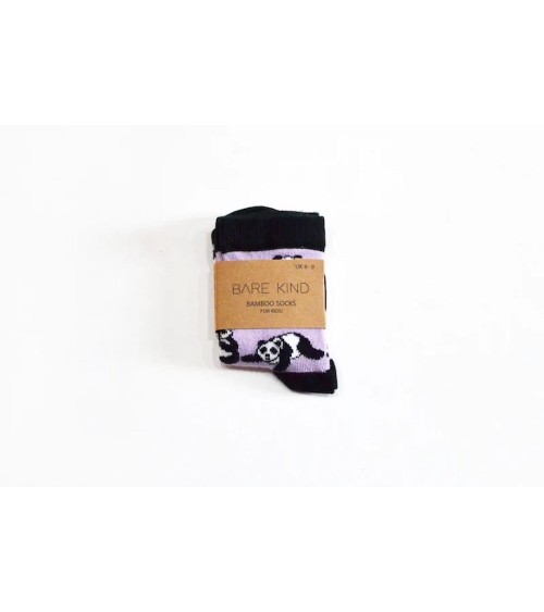 Sauvez les Pandas - Chaussettes enfant en bambou Bare Kind jolies pour femme originales pour homme chausset rigolotes drole S...