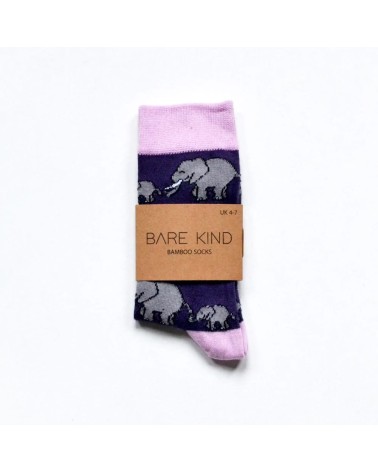 Rettet die Elefanten - Bambus Socken Bare Kind socke kuschelsocken für damen lustig herren farbige coole socken